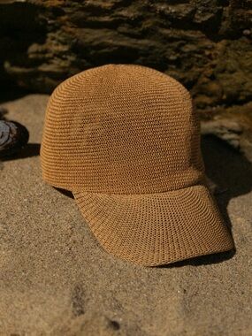 Wyeth Paula paper Straw Baseball Cap - camel beige